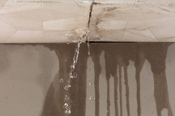 Professional Burst Pipe Cleanup technician working in Conover, NC